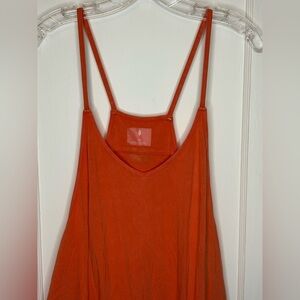 NWOT Free People Movement | Hot Shot Onesie In Orange size large